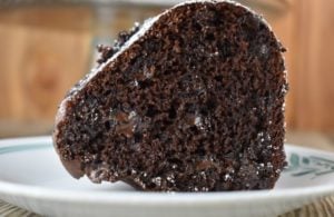 This Easy Triple Chocolate Cake is made with just five ingredients and mixed in one bowl making it a simple, quick dessert option.