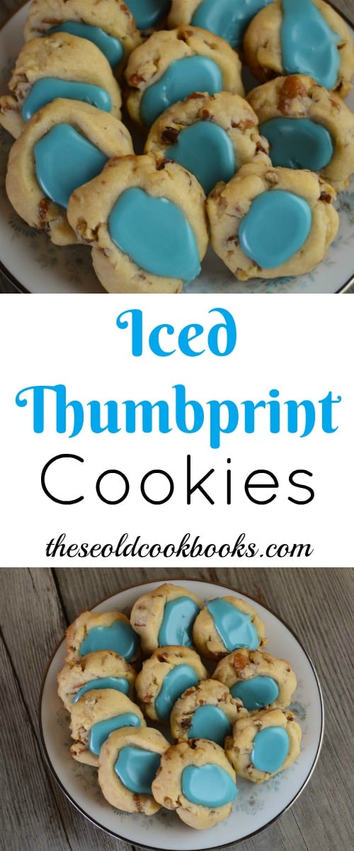 Iced Thumbprint Cookies are easy to make, taste great and are the perfect addition to the dessert table at any celebration.