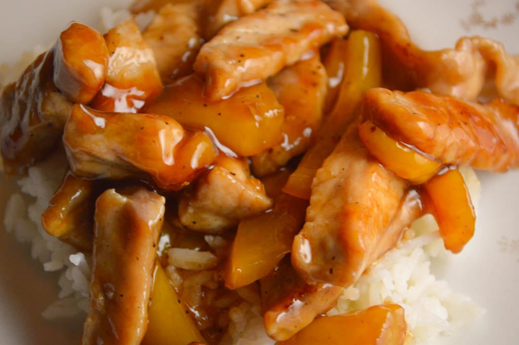 This Island Sweet and Sour Pork dish is sure to be a family favorite dinner when served over a bed of rice.