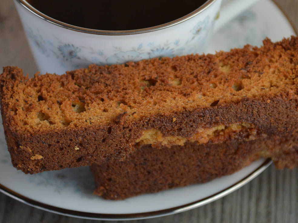 Banana Bread Biscotti is a crunchy, sweet treat to enjoy with your coffee and a great way to use up leftover banana bread.