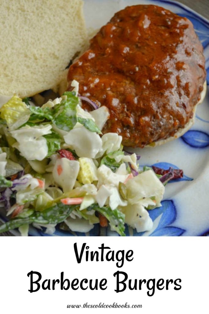 These Vintage Barbecue Burgers are full of flavor and a snap to pull together when you are looking for an easy sandwich option.