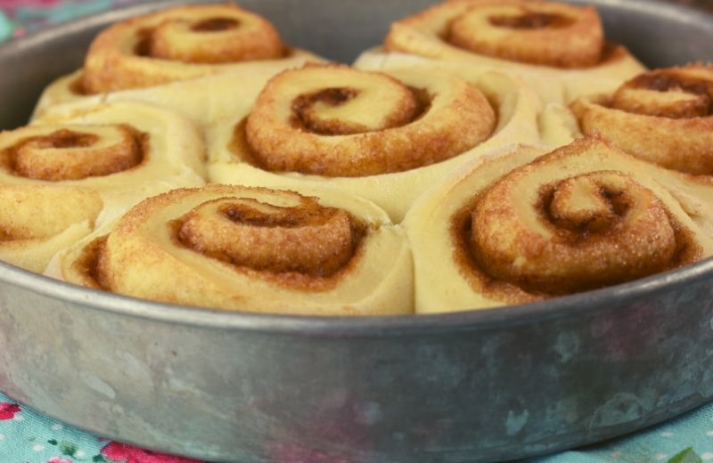 For a homemade yeast roll, these Cake Mix Cinnamon Rolls are relatively quick to make and the result is a super soft cinnamon roll. Top these homemade sweet rolls with a cream cheese frosting for a delicious breakfast, brunch or afternoon snack.