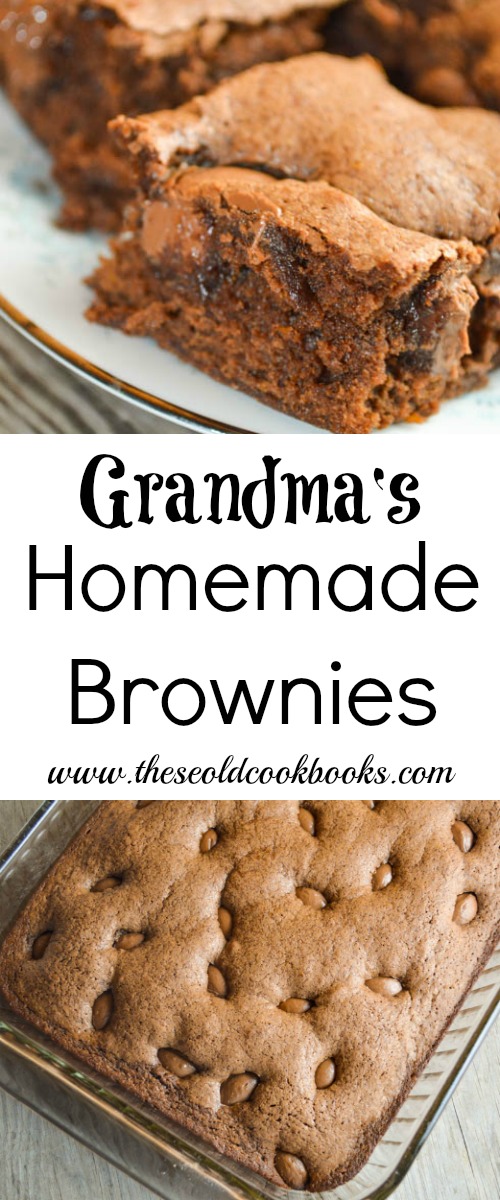 With six key ingredients that are always in the pantry, Grandma's Homemade Brownies are simple to make and delicious to eat.