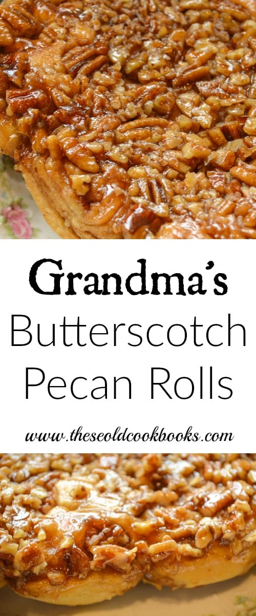 Grandma's Butterscotch Pecan Rolls are a perfect addition to your holiday menu. The classic homemade cinnamon rolls are covered in a sweet, sticky topping.