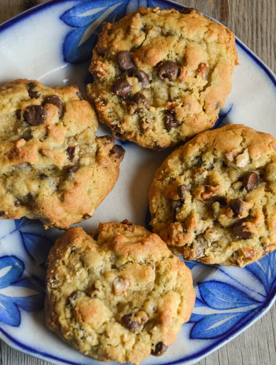 When you need a new go-to cookie recipe, try these Ultimate Chocolate Chip Cookies which are chock-full of chocolate chips and pecans.