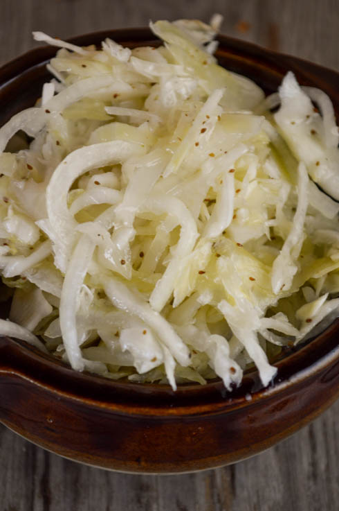 This Sweet and Sour Coleslaw is a vinegar-based slaw that is easy to make but patience is required for all the sweet and tangy flavors to emerge.