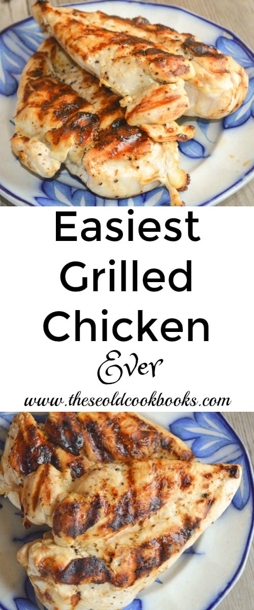Whether you need chicken to top a salad, add to pasta or use simply as an entree, you have to try this Easiest Grilled Chicken Ever.