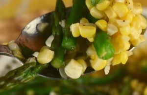 Summer Asparagus Salad is the perfect side salad featuring fresh asparagus, corn and a homemade vinaigrette. Asparagus Salad with Vinaigrette is a quick recipe that everybody loves. 