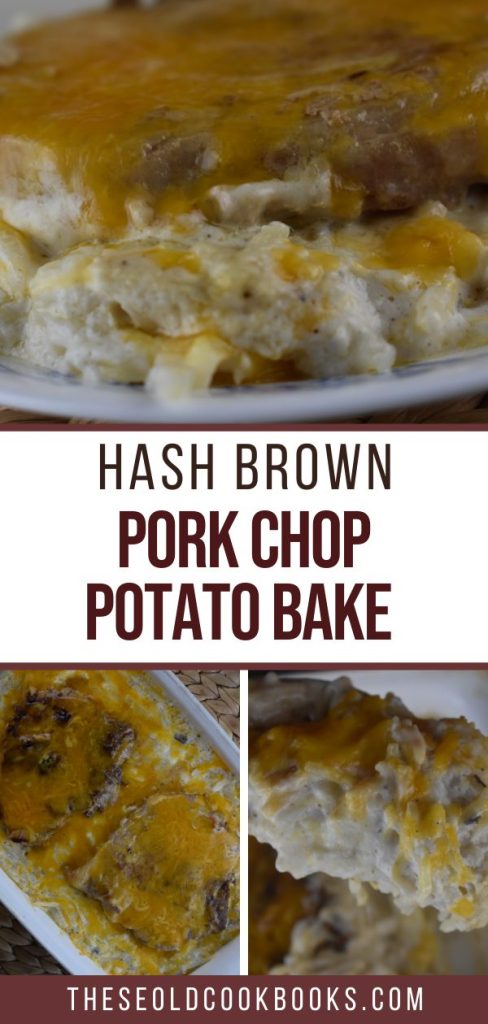 Pork Chop Potato Bake is an old fashioned casserole with hash browns. This easy recipe is a hit among kids and adults.