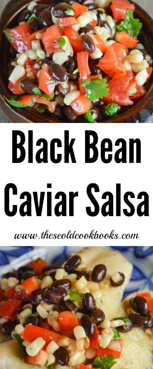This Black Bean Caviar Salsa is easy to make and perfect as a party dip with tortilla chips. If you want to get fancy, serve it over baked or grilled fish.