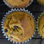 The entire family will love these easy Pumpkin Chocolate Chip Muffins. This moist pumpkin muffin recipe can be made into mini muffins.