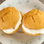 Pumpkin Whoopie Pies with a cream cheese filling are the perfect fall treat. The best part of this recipe is leave out the filling and have pumpkin cookies!