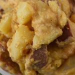 Crock Pot Cheesy Smoked Sausage and Potato Bake is comfort food at its best with a creamy cheese sauce topping family-pleasing ingredients. This smoked sausage casserole with potatoes can be made in the slow cooker or the oven. Find both recipes below.