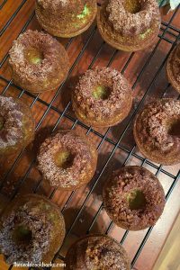 Grinch's Mini Pistachio Coffee Cakes uses a pistachio Bundt cake with sour cream recipe.  Using a mini Bundt pan or cupcake pan makes these easy to make and perfect for a special occasion like brunch, Christmas breakfast or even St. Patrick's Day!