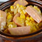 This Crock Pot Cheesy Corn and Smoked Sausage Pasta Bake will have your family asking for seconds. Leave out the smoked sausage and it is a great side dish.