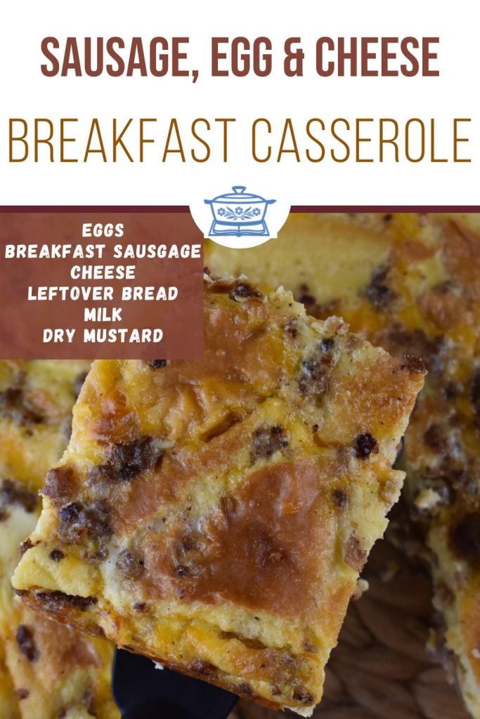 With just a few simple ingredients, you can make this overnight sausage breakfast casserole.