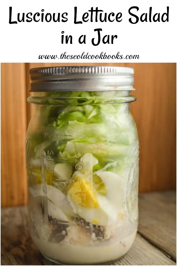 Meal prep for weekday lunches just got easier with this Luscious Lettuce Salad in a Jar. The ingredients in this salad can be switched out for your favorites - or what you have on hand.
