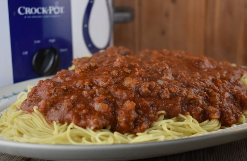The Simplest Slow Cooker Spaghetti Sauce