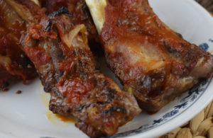 Instant Pot Pork Ribs recipe features Mom's tangy BBQ pork ribs in a quick recipe for the pressure cooker.