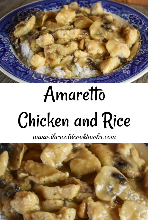 This Amaretto Chicken and Rice dish is ready in less than 20 minutes, perfect for a quick weeknight meal. With the juice of a fresh lemon and a splash (or two or three) of Amaretto, this recipe brings the flavor.
