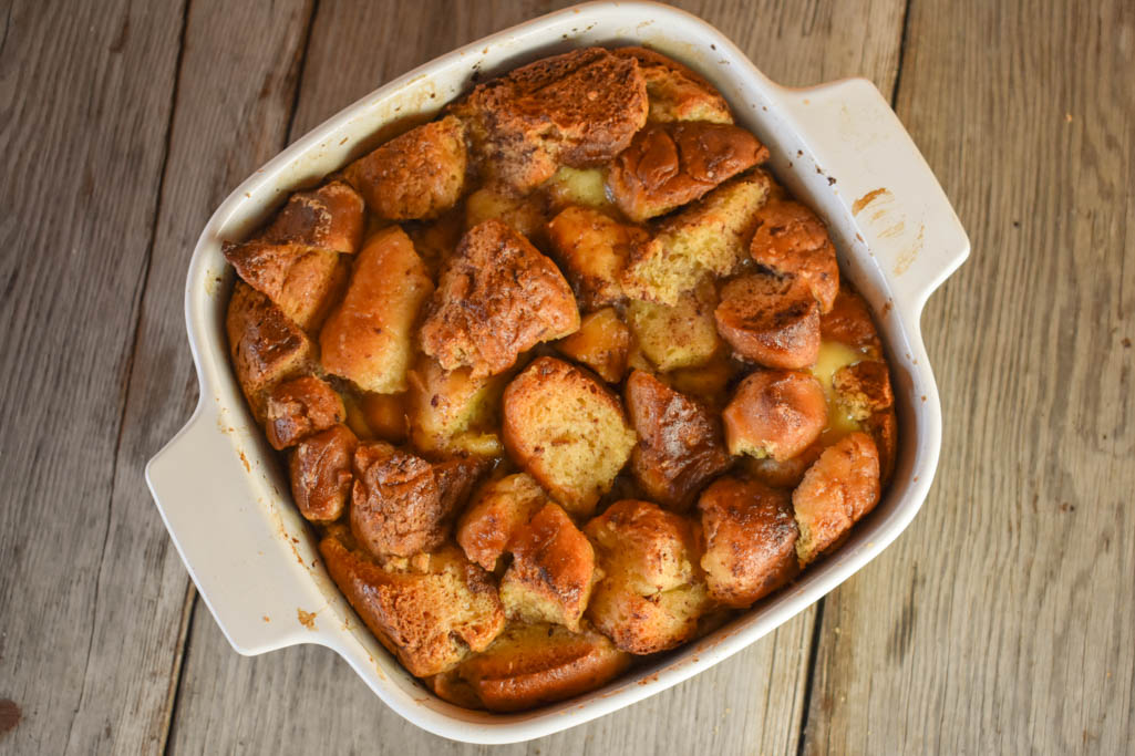 Don't let those uneaten glazed donuts go unused, instead turn them into this delicious Leftover Donut Bread Pudding. You can even freeze leftover donuts until you have enough to make this yummy dessert.