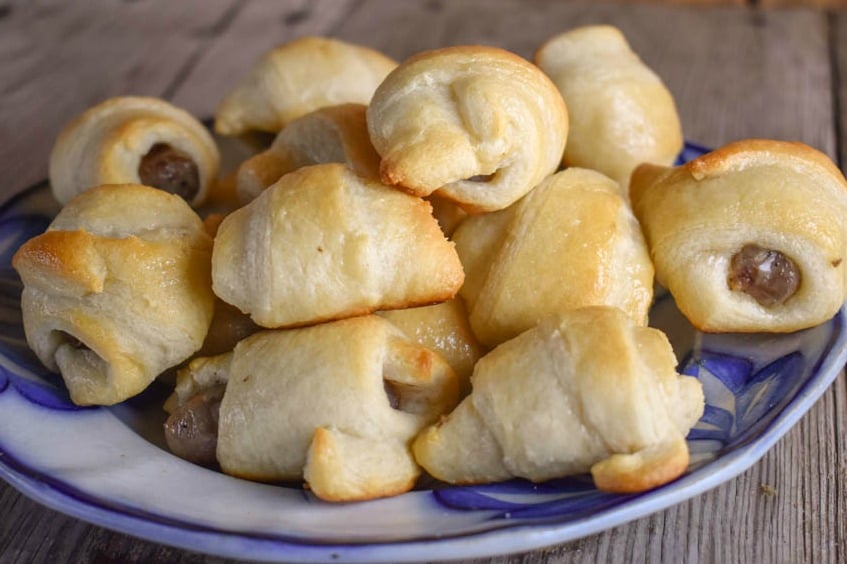Maple Sausage Pigs in a Blanket