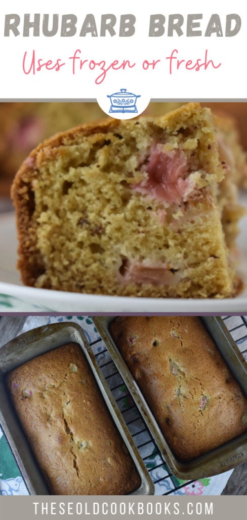 This quick rhubarb bread is a great breakfast or snack option.