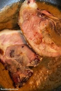Old-Fashioned Ham Steak features a ham steak glaze in just 12 minutes.