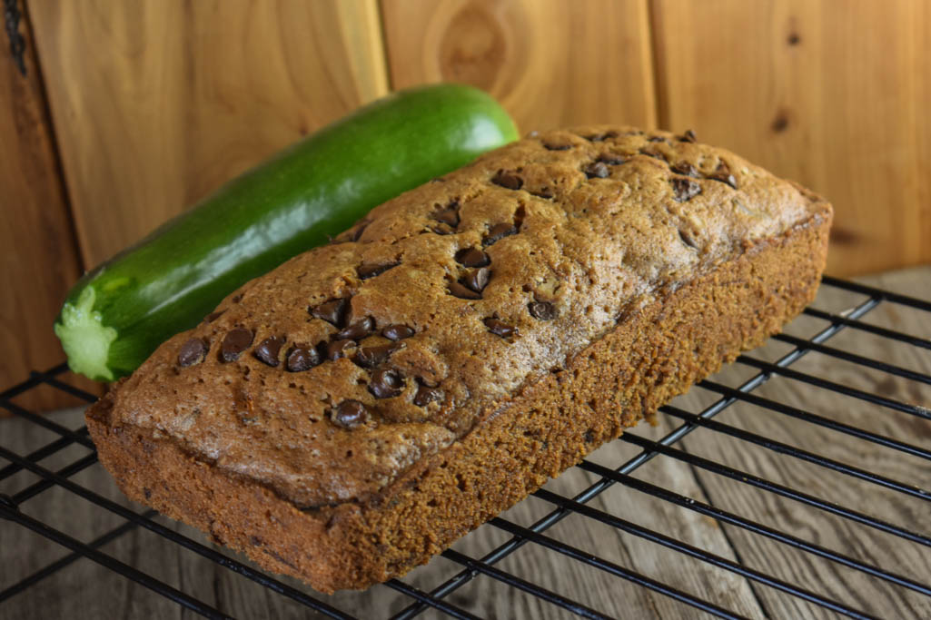 Our Mom's Perfect Chocolate Chip Zucchini Bread is delicious and really easy to make.