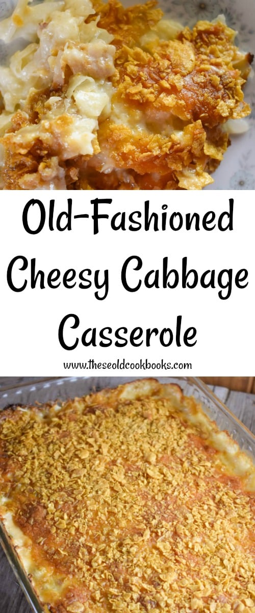 This Old-Fashioned Cheesy Cabbage Casserole recipe is a creamy side dish with a crunchy topping that everyone will enjoy. This comforting side dish features a list of common ingredients for easy prep.