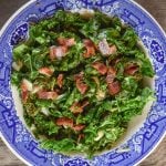This Tangy Wilted Kale and Bacon recipe is easy to make and delicious to eat.