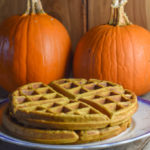 This simple pumpkin waffle batter can be made ahead and stored in the refrigerator overnight.