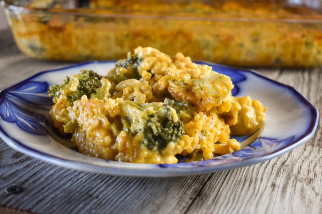 We all need a simple recipe, like this Cheesy Broccoli Rice Casserole, that is quick to make and loved by everyone.