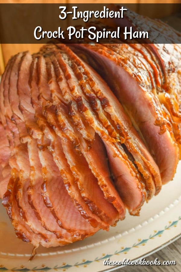 This 3-Ingredient Crock Pot Spiral Ham is so easy but brings so much flavor.