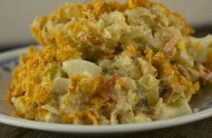 Grandma's Chicken and Rice Casserole is one of those dishes the entire family will eat. This casserole is a perfect way to take leftover chicken, rice - and even hard-boiled eggs - and turn them into a whole new dish.