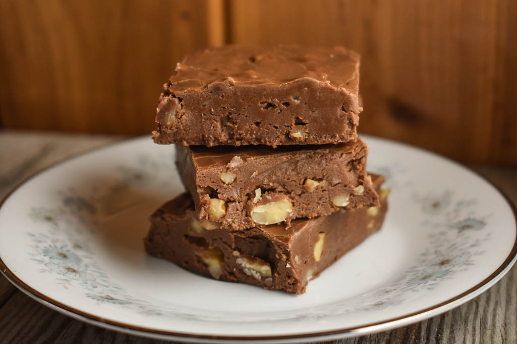 Grandma's Chocolate Fantasy Fudge is a rich, decadent treat that is quick and easy to make. A small piece is all you need to satisfy your sweet tooth.