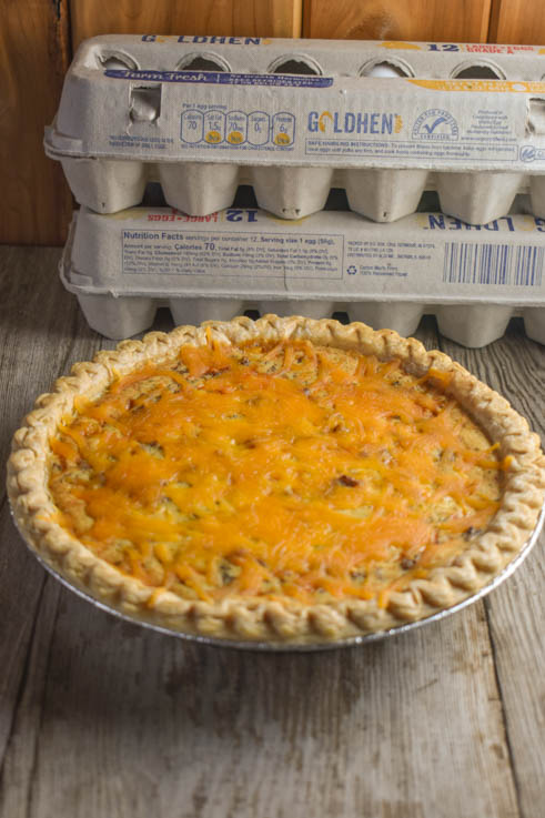 Pull out the eggs and ground beef for this Cheeseburger Quiche.