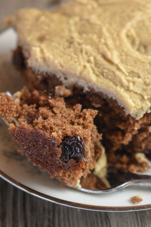 This Old-Fashioned Boiled Raisin Cake is made with raisins that are boiled in water and brown sugar to soften them, making a sweet, sugary syrup.