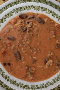 Creamy Italian Sausage Soup is one of those dishes that can be quick and easy to make with ingredients that are usually in your pantry or refrigerator. This Stovetop Italian Bean Soup recipe can be ready to serve in under 30 minutes and all of the work can be done in one pan.