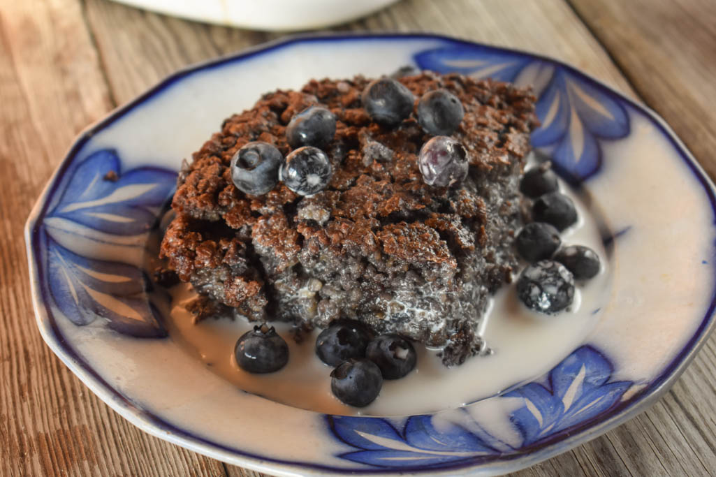 Blueberry Pie Baked Oatmeal