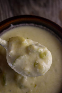 Low-Carb Cream of Celery Soup is a quick and easy soup that is also gluten-free.