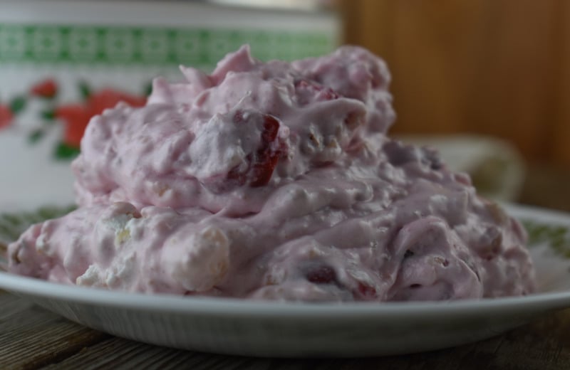 Grandma's Cherry Fluff recipe has just five ingredients and is a dump and go dish perfect for pitch-ins.