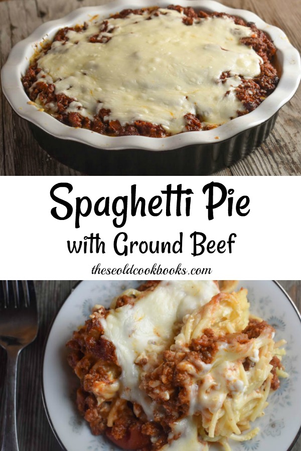 Easy Spaghetti Pie with Cottage Cheese is a mix between traditional spaghetti and lasagna morphed into an oven casserole. The "pie" crust is formed from spaghetti noodles that are coated in butter, Parmesan cheese and eggs.  