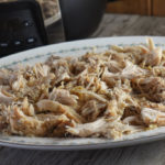 Crock Pot 20 Clove Chicken is exactly what the title implies...chicken breasts cooked with 20 cloves of garlic and a handful of other ingredients.