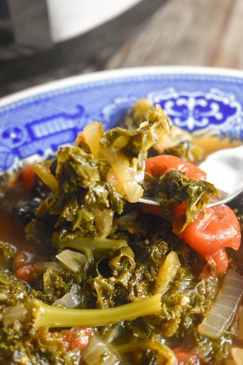 Instant Pot Tomato Braised Kale is a great side dish.