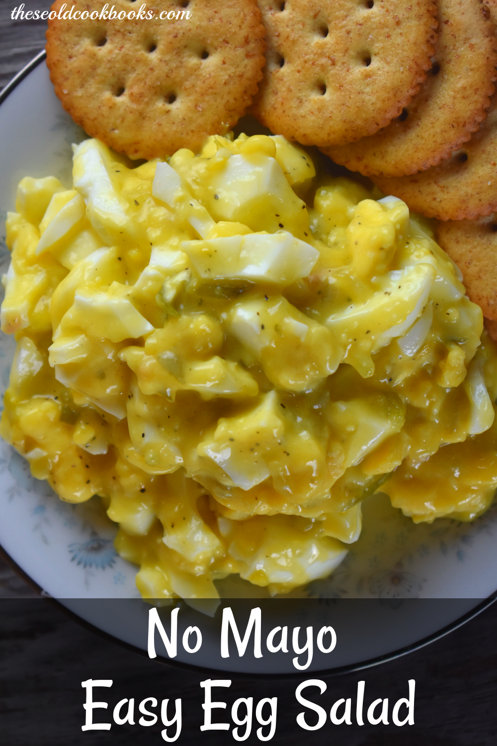 4 Ingredient Egg Salad Without Mayo consists of eggs, relish, mustard and cream of chicken soup. 4 simple ingredients that can be made into a quick, delicious dinner or snack.