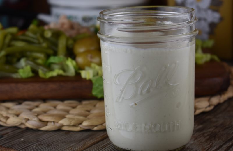 Homemade dressing made with cottage cheese is a must have with this classic French Dinner Salad.