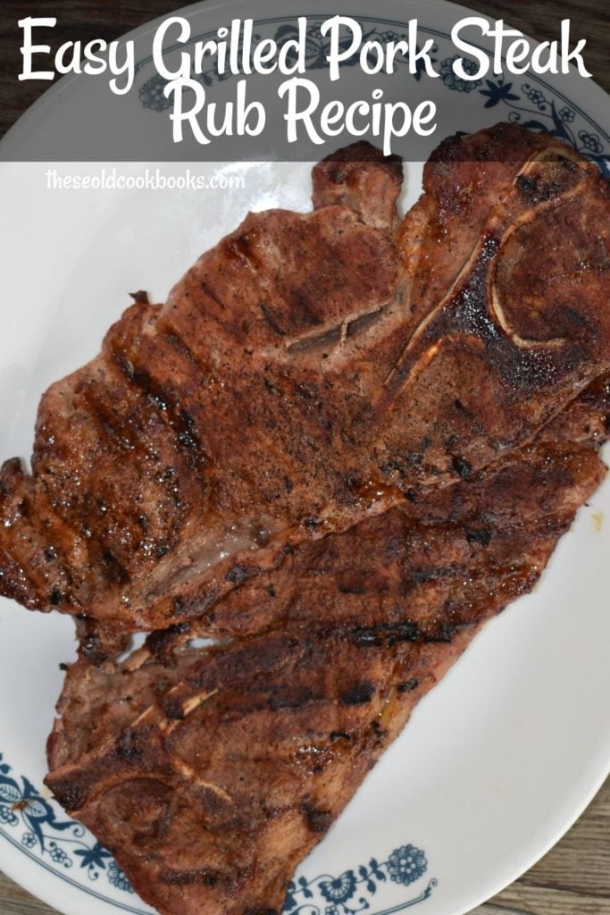 Grilled pork shoulder steak is marinated in a dry rub for just 15 minutes and the result is a tender, pork steak full of flavor the whole family will enjoy. The dry rub consists of garlic salt, paprika, brown sugar, and black pepper. This will be a new go-to recipe for your summer grilling rotation.