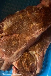 Grilled pork shoulder steak is marinated in a dry rub for just 15 minutes and the result is a tender, pork steak full of flavor the whole family will enjoy. The dry rub consists of garlic salt, paprika, brown sugar, and black pepper. This will be a new go-to recipe for your summer grilling rotation.