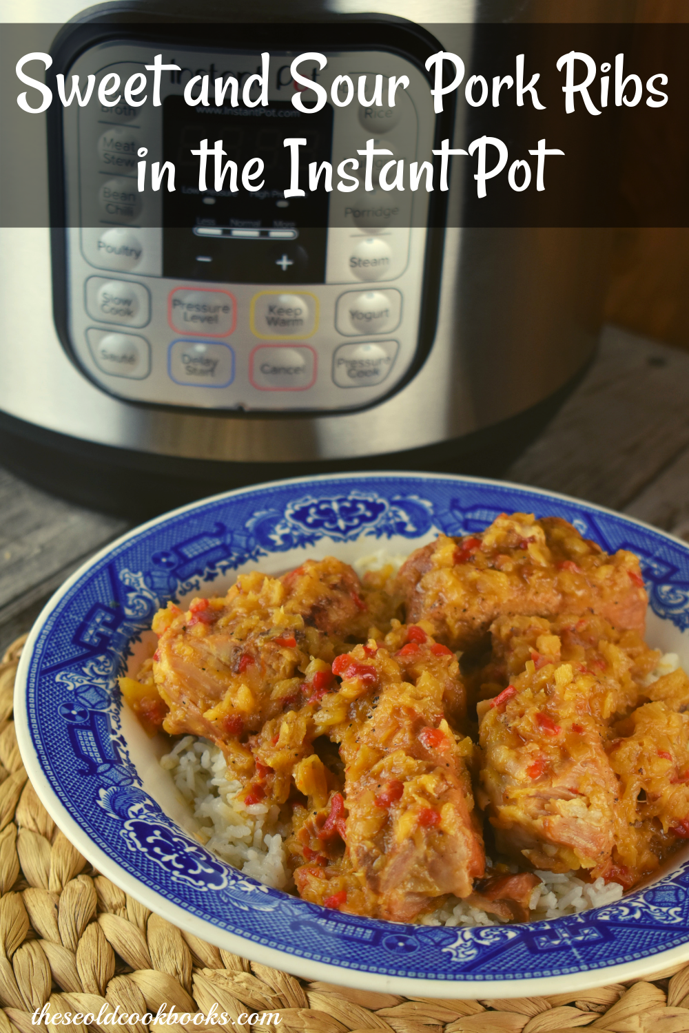 These Instant Pot Sweet and Sour Pork Spareribs are fork tender and melt in your mouth. The sauce is simple, and the cooking method quick with the help of an electric pressure cooker.  More importantly, this recipe is delicious even though it contains no fancy ingredients.